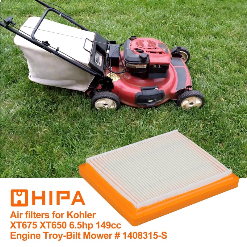 Hipa فلتر هواء Hipa 2 عبوة 14 083 15-S لمحرك جزازة العشب Kohler XT675 XT650 Toro 20371 20370 استبدال 14 083 16-S 14 083 15 S فلتر هواء متميز - Image 2